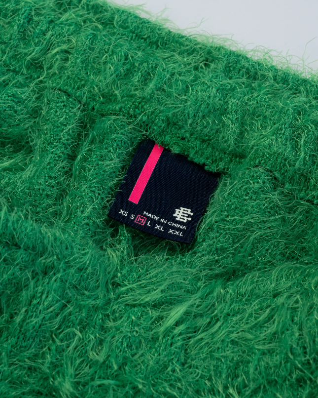 EE® Fuzzy Green Short | Eric Emanuel Shorts