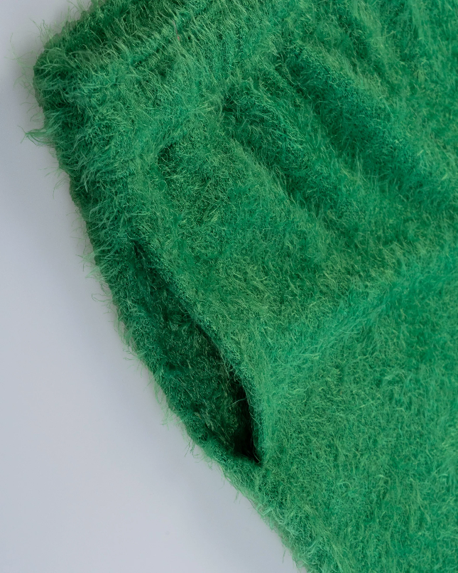 EE® Fuzzy Green Short | Eric Emanuel Shorts